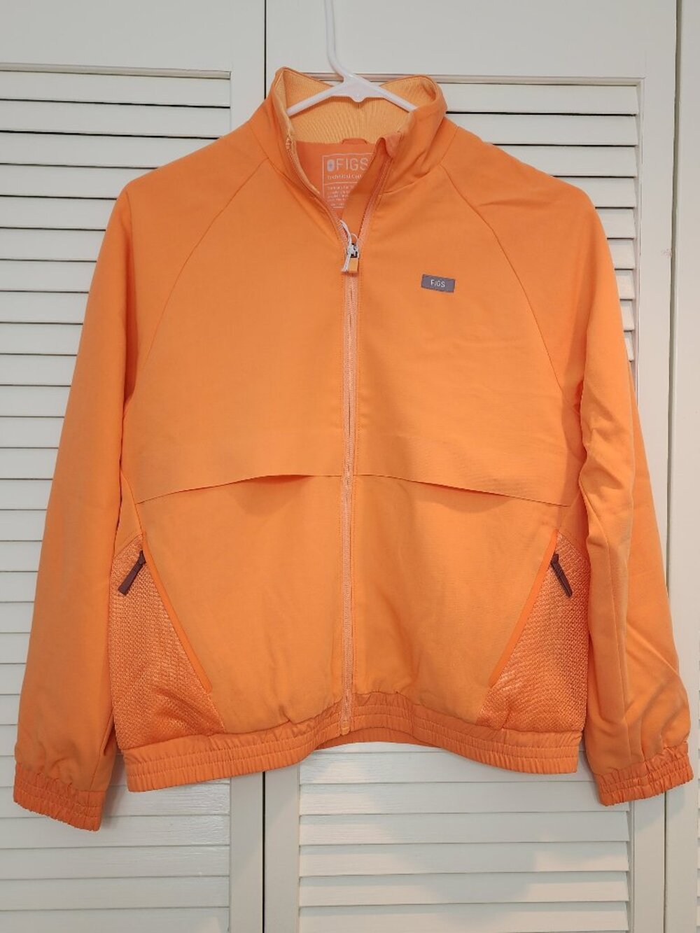 Figs Women's XXS Papaya Orange Sydney Scrub Jacket - BNWT